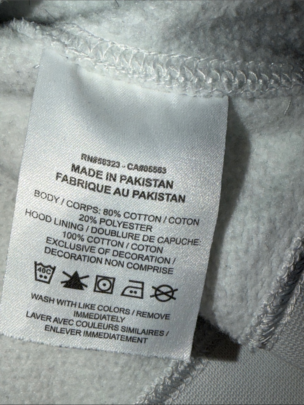 Nike Men's white Club Pullover Fleece Hoodie size XL - Picture 8 of 8